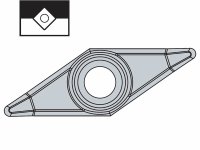 Inserti per lavori di tornitura VCGX-PMN positivi (10pz)