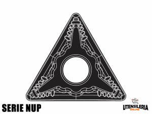 Inserti per lavori di tornitura TNMG-NUP negativi (10pz)
