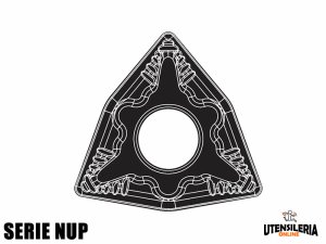 Inserti per lavori di tornitura WNMG-NUP negativi (10pz)