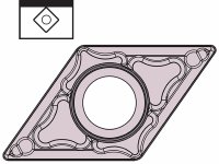 Inserti per lavori di tornitura DCMT-PFU positivi (10pz)