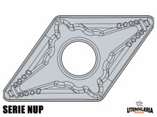 Inserti per lavori di tornitura DNMG-NUP negativi (10pz)