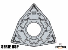 Inserti per lavori di tornitura WNMG-NSP negativi (10pz)