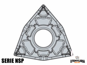 Inserti per lavori di tornitura WNMG-NSP negativi (10pz)