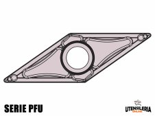 Inserti per lavori di tornitura VBMT-PFU positivi (10pz)