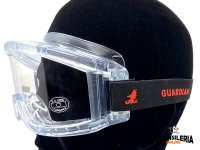 Occhiali di protezione GUARDIAN fascianti antiappannamento, taglia grande