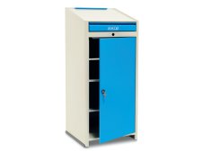 Armadio industriale scrivimpiedi OMCN 550x520x1114/1280mm con anta e cassetto Armadio industriale scrivimpiedi OMCN 550x520x1114/1280mm con anta e cassetto