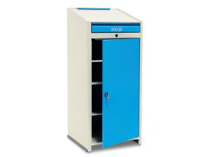 Armadio industriale scrivimpiedi OMCN 550x520x1114/1280mm con anta e cassetto