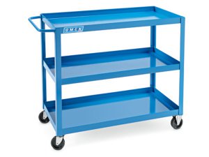 Carrello porta attrezzi OMCN 109/B 800x420x750mm a 3 vasche, portata 150Kg