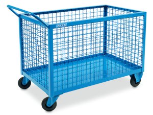 Carrello portapacchi con sponde in rete OMCN 211 1000x600x850mm, portata 250Kg