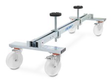 Carrello spostamento autovetture OMCN Jolly 250/B con 2 ruote frenanti, portata 1200 Kg