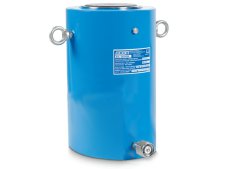 Cilindro idraulico alta potenza semplice effetto OMCN 365/M ritorno a molla h.265mm, 125 Ton