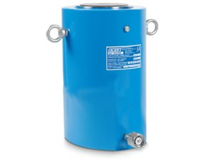 Cilindro idraulico alta potenza semplice effetto OMCN 365/M ritorno a molla h.265mm, 125 Ton