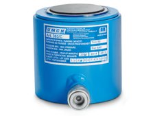 Cilindro idraulico universale semplice effetto OMCN 363/BM ritorno a molla h.140mm, 50 Ton