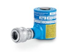 Cilindro idraulico compatto a semplice effetto OMCN 359/A con ritorno a gravità h.115mm, 5 Ton