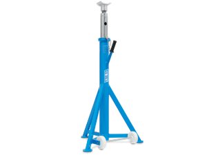Colonnetta di sostegno mezzi pesanti OMCN 982/B con ruote fisse, portata 7,2 ton