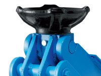 Sollevatore idraulico a carrello OMCN 122 alzata 630mm portata 10000 Kg