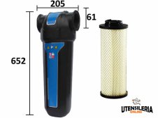 Filtro per trattamento polveri AF1560 grado QF OMI 26000 l/min