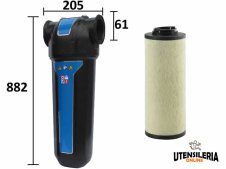 Filtro per polveri oli e uso generale AF2700 grado PF OMI 45333 l/min