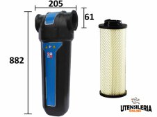 Filtro per trattamento polveri AF2700 grado QF OMI 45333 l/min