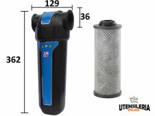 Filtro a carboni attivi odori e vapori AF400 grado CF OMI 6667 l/min