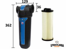 Filtro per trattamento polveri AF400 grado QF OMI 6667 l/min