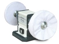 Pulitrice doppia da banco per metalli Optimum GU 20P 600W 230V