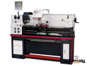 Tornio parallelo di precisione TH 3601 Optimum, 180x980mm 1500W 400V