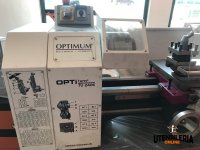 Tornio parallelo di precisione per metallo Optimum TU 2406 230V 750W