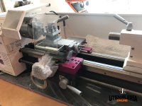 Tornio parallelo di precisione per metallo Optimum TU 2406 230V 750W