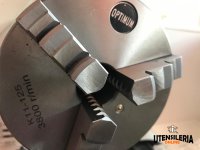 Tornio parallelo di precisione per metallo Optimum TU 2406 230V 750W