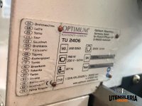 Tornio parallelo di precisione per metallo Optimum TU 2406 230V 750W