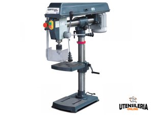 Trapano radiale Optimum RB 6T 750W per alluminio, legno e plastica