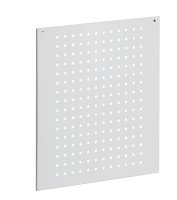 Pannello laterale per banco Fami Work forato quadro 10x10 RAL7035 610Lx669H