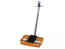 Pattino a rulli Unicraft TF 12 con timone per spostamento carichi pesanti, 12 ton Pattino a rulli Unicraft TF 12 con timone per spostamento carichi pesanti, 12 ton