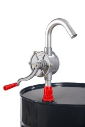 Pompa manuale rotativa in alluminio Meclube per carburanti