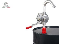 Pompa manuale rotativa in alluminio Meclube per carburanti