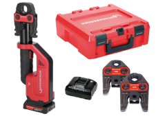Pressatrice Rothenberger TH Romax Compact completa di 3 ganasce