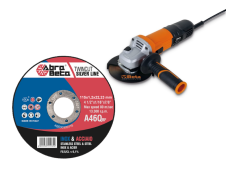 Dischi da taglio per acciaio spessore 1,2mm (300pz)+ Smerigliatrice