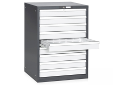 Cassettiera Stark Tecnotelai a 9 cassetti ad estrazione totale 714x725x1000mm Cassettiera Stark Tecnotelai a 9 cassetti ad estrazione totale 714x725x1000mm