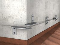 Ancoraggio angolare Rego Angular Pole per linee vita V-Stop Tipo C