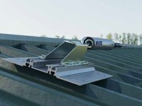 Ancoraggio di estremità Rego F-Stop CAT per sistema anticaduta Tipo C su coperture metalliche
