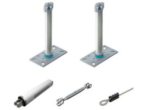 Linea di ancoraggio Tipo C Rego H-STOP TH 50 a taglio termico in Kit, 500mm