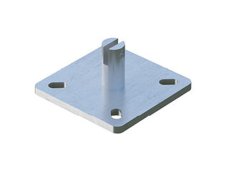 Piastra di ancoraggio intermedia Rego Central Short Pole per linee vita V-Stop Tipo C Piastra di ancoraggio intermedia Rego Central Short Pole per linee vita V-Stop Tipo C