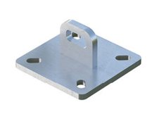 Piastra ancoraggio Rego Short Pole per linee vita Tipo A per superfici piane verticali e orizzontali Piastra ancoraggio Rego Short Pole per linee vita Tipo A per superfici piane verticali e orizzontali