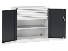 Armadio ante battenti Fami Perfom 1023x555x1000 con 3 cassetti, portata 800 Kg