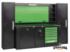 Arredamento modulare FG 118/CO6V per officina 3.050x757x2.000mm Arredamento modulare FG 118/CO6V per officina 3.050x757x2.000mm