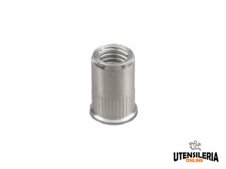 Inserti filettati FAR cilindrici aperti testa ridotta M4 FTR INOX(100pz)