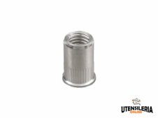Inserti filettati FAR cilindrici aperti testa ridotta M5 FTR INOX(100pz)