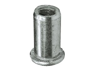 Inserti filettati acciaio M12 Rivit Rivsert FTC fusto cilindrico aperto testa tonda (50pz)
