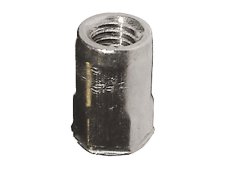 Inserti filettati inox M6 A2 Rivit Rivsert IREP semiesagonale aperto testa ridotta (250pz)